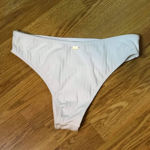 White Roxy Swim Bottoms - Picture 3 of 4